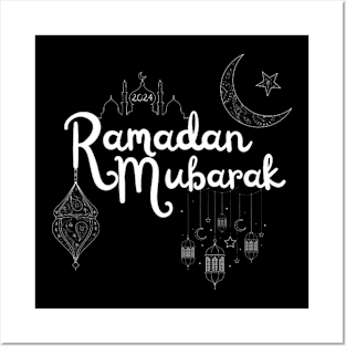 Ramadan Mubarak 2024 Posters and Art